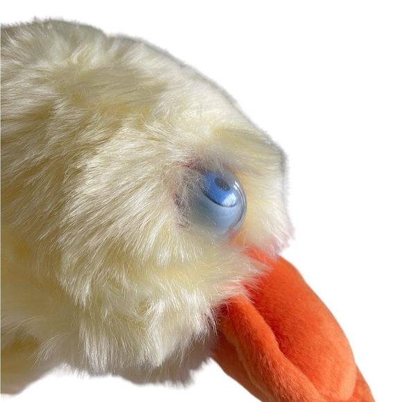 Vintage Google Eyed Duck Puppet 17” Stuffed Plush Yellow - Picture 7 of 8